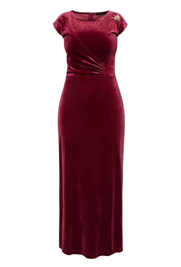 MONNARI MONNARI Дамски рокли Макси рокля, изработена от велур материал