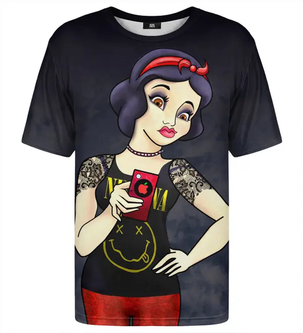 Mr. GUGU & Miss GO Mr. GUGU & Miss GO Снежанка селфи тениска на Unisex Tsh2191