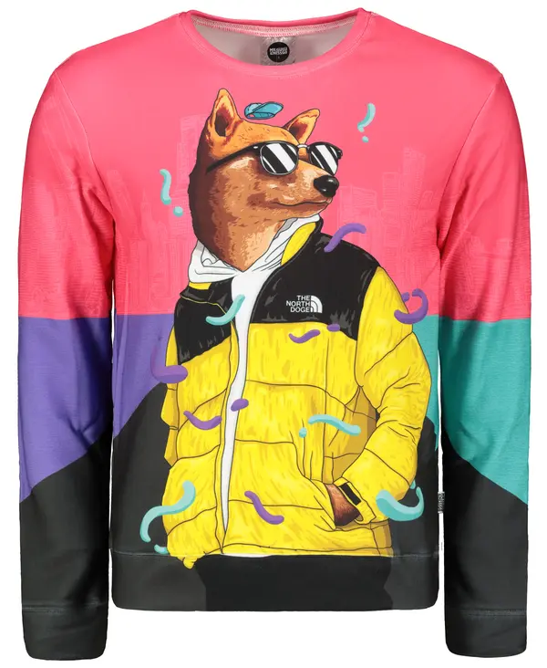 Mr. GUGU & Miss GO Mr. GUGU & Miss GO Unisex's The North Doge Sweater S-Pc2343
