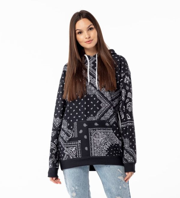 Mr. GUGU & Miss GO Mr. GUGU & Miss GO Woman's Bandana Hoodie OVS-FM 2418