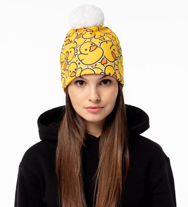 Mr. GUGU & Miss GO Mr. GUGU & Miss GO Woman's Rubber Duck Beanie WB21WH 1880