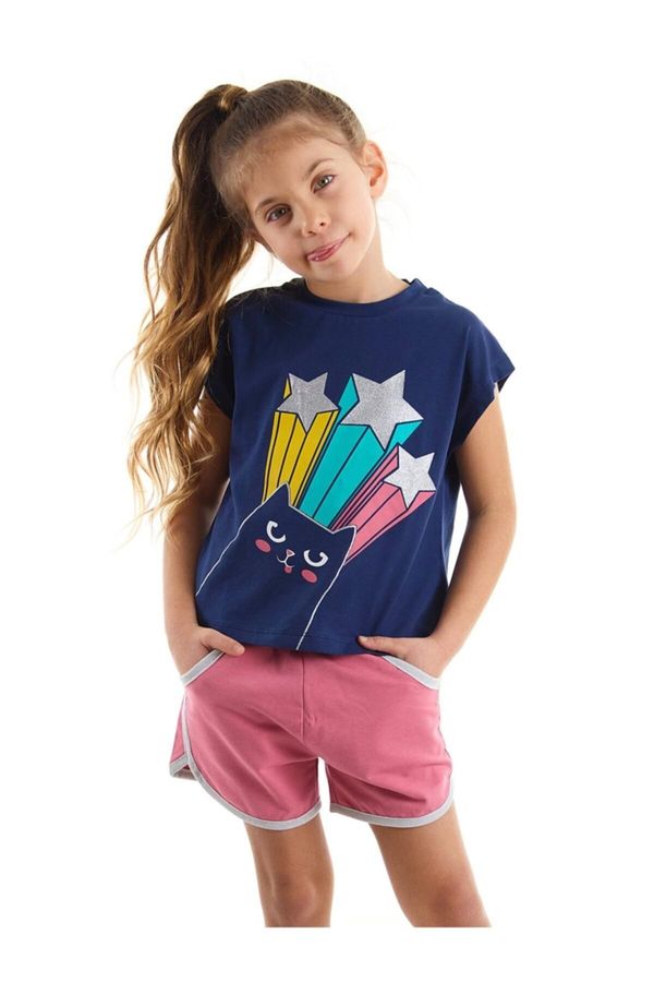 mshb&g mshb&g Star Cat Girl T-shirt Shorts Set
