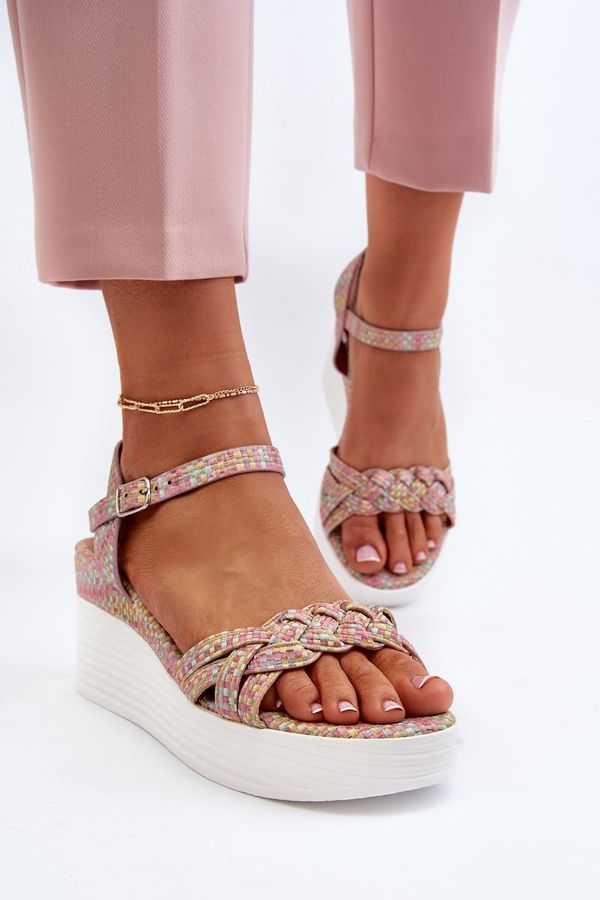 Kesi Multicolored Esinna wedge sandals
