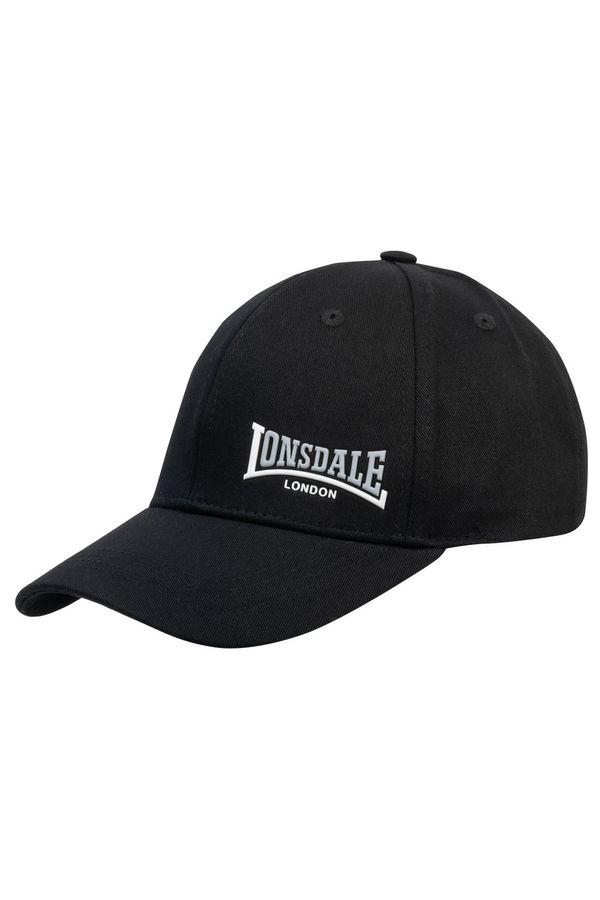 Lonsdale Мъжка бейзболна шапка Lonsdale 114963-Black/White/Ash