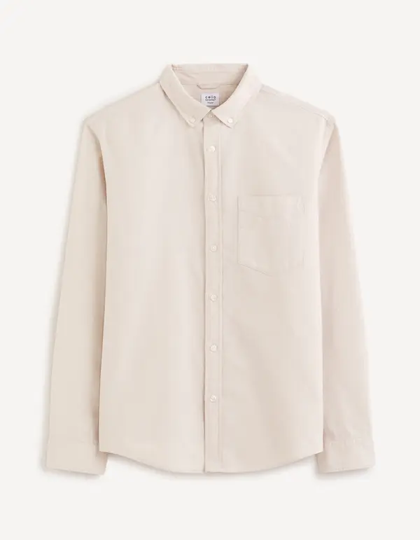 Celio Мъжка бежова риза Celio Daxfordmc