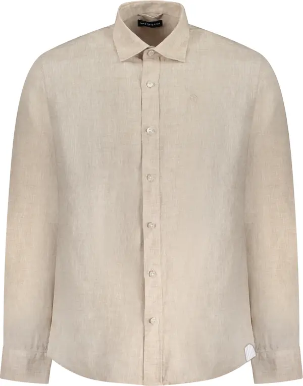 North Sails Мъжка бежова риза с дълъг ръкав