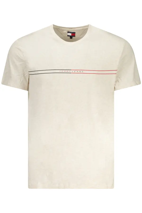Tommy Hilfiger Мъжка бежова тениска Tommy Hilfiger
