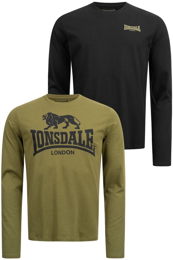 Lonsdale Мъжка блуза. Lonsdale 115087-Black/Olive