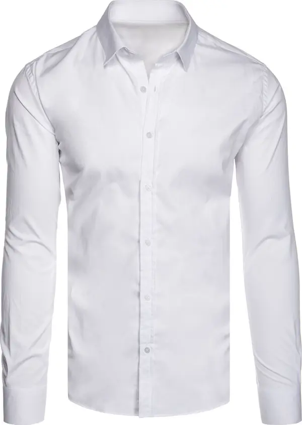 DStreet Мъжка бяла обикновена риза Dstreet