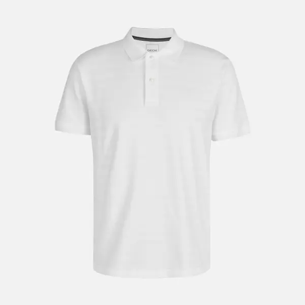 GEOX Мъжка бяла поло риза Geox