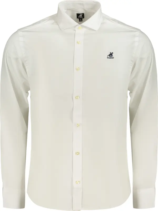 U.S. GRAND Мъжка бяла риза с дълъг ръкав