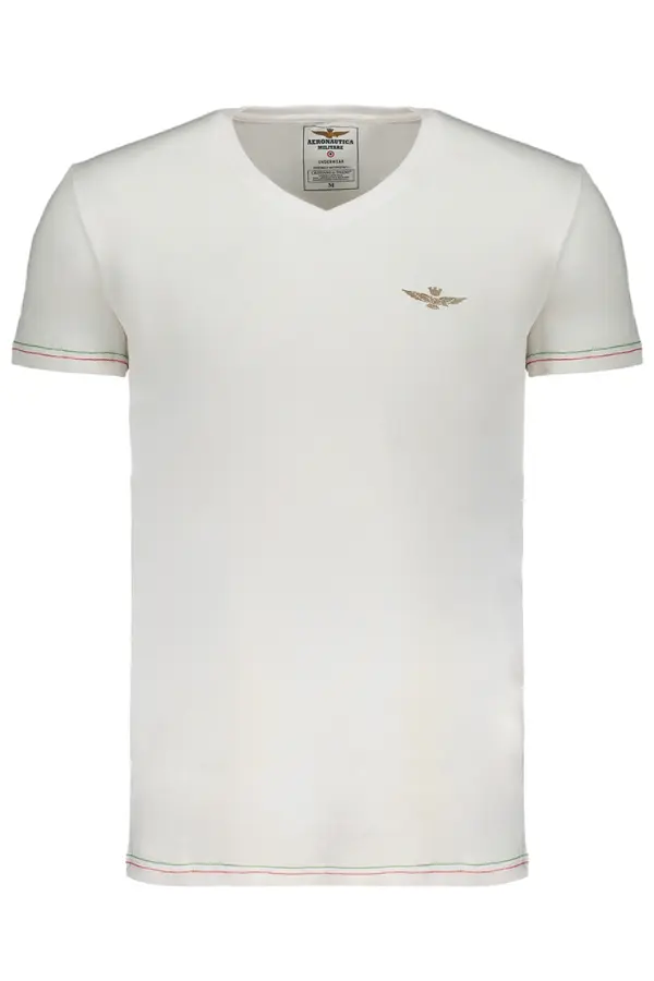 Aeronautica Militare Мъжка бяла тениска Aeronautica Militare