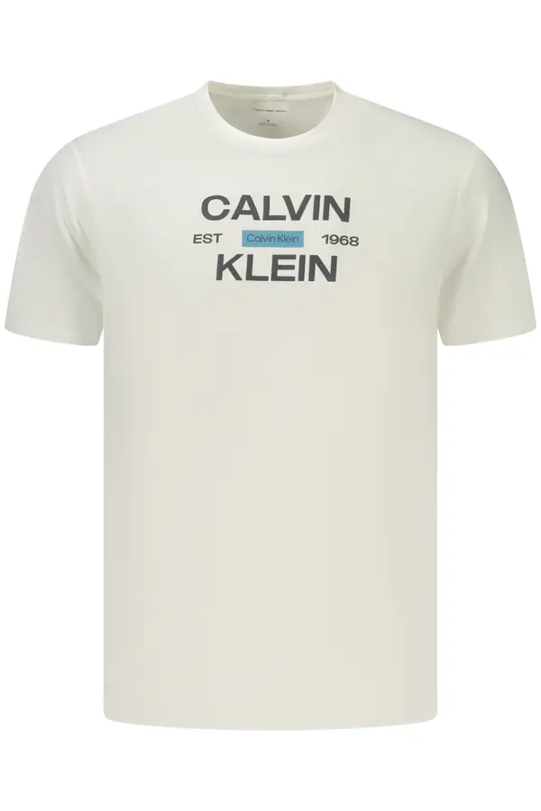 Calvin Klein Мъжка бяла тениска Calvin Klein