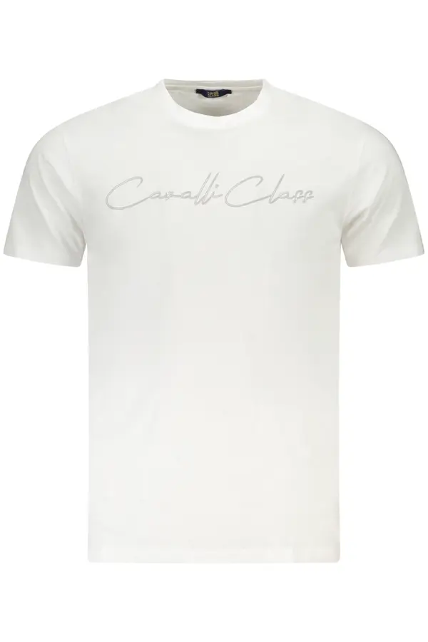 Cavalli Class Мъжка бяла тениска Cavalli Class