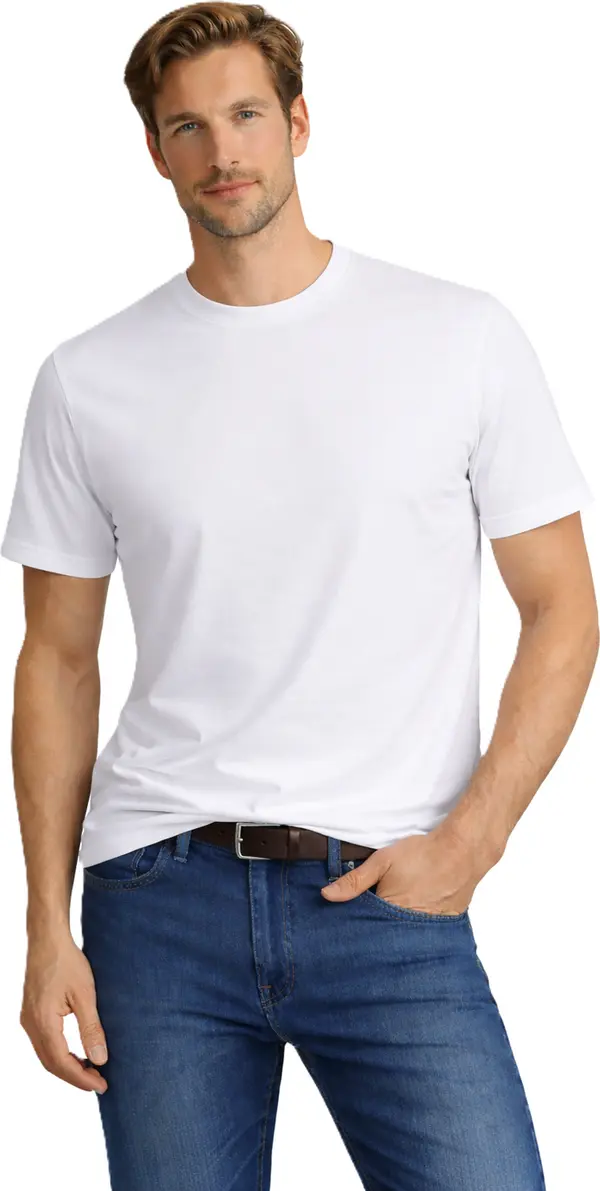 Scotch & Soda Мъжка бяла тениска Scotch &amp; Soda