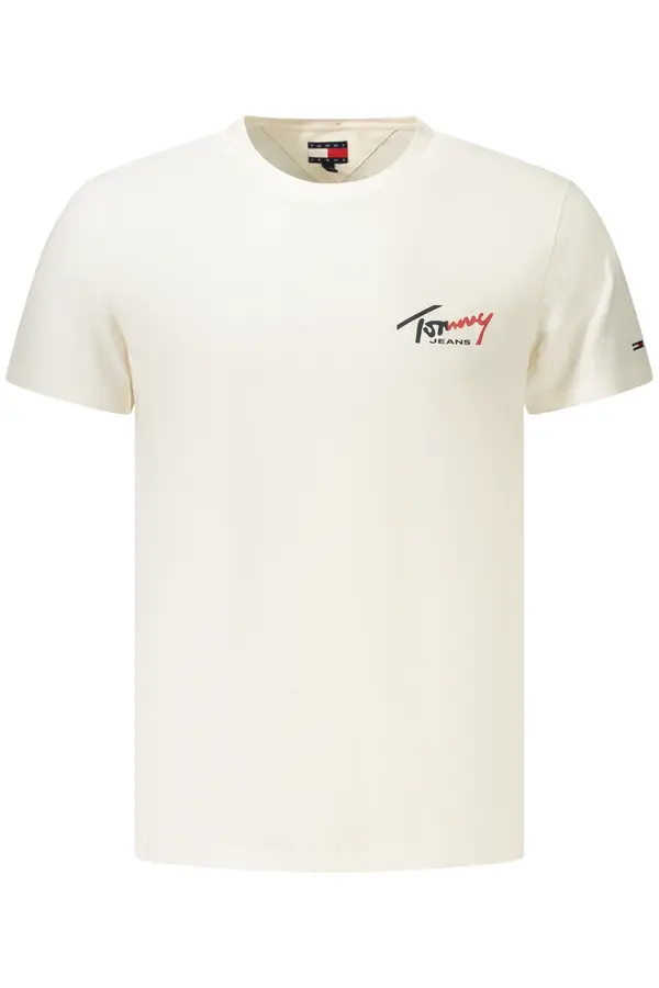 Tommy Hilfiger Мъжка бяла тениска Tommy Hilfiger