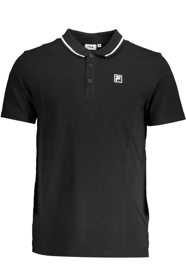 Fila Мъжка черна поло тениска FILA