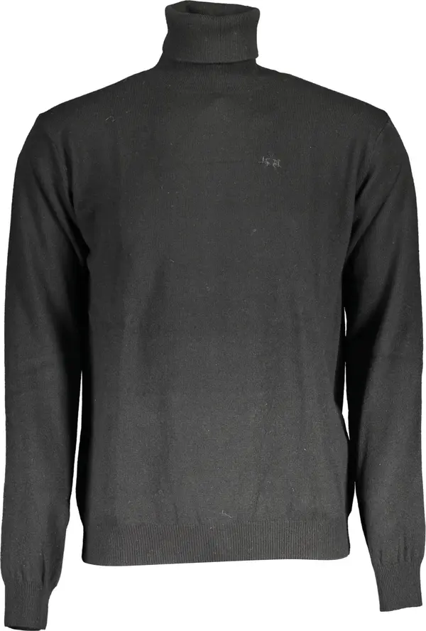 La Martina Мъжка черна поло яка LA MARTINA