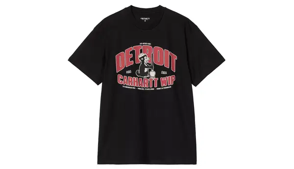 Carhartt Wip Мъжка черна тениска Carhartt WIP