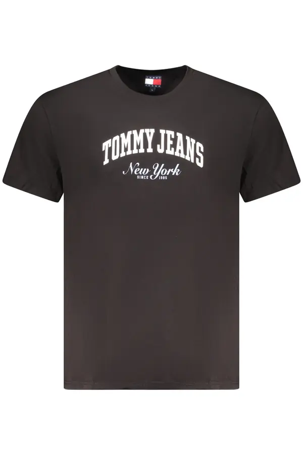 Tommy Hilfiger Мъжка черна тениска Tommy Hilfiger