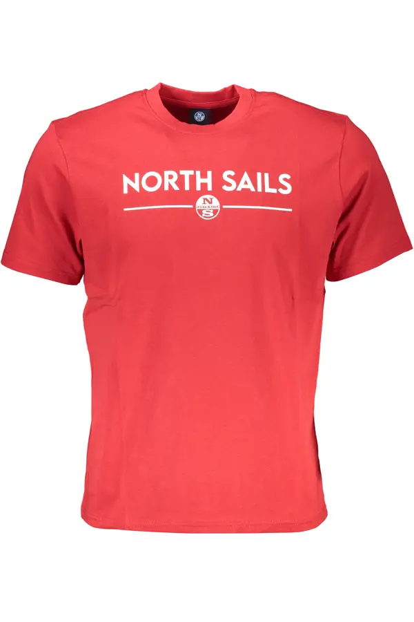 North Sails Мъжка червена тениска NORTH SAILS
