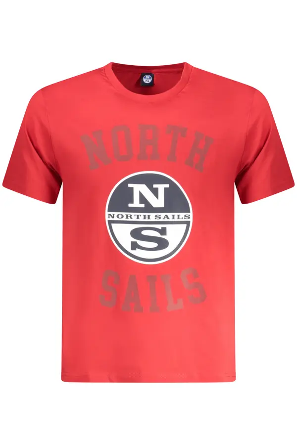 North Sails Мъжка червена тениска NORTH SAILS