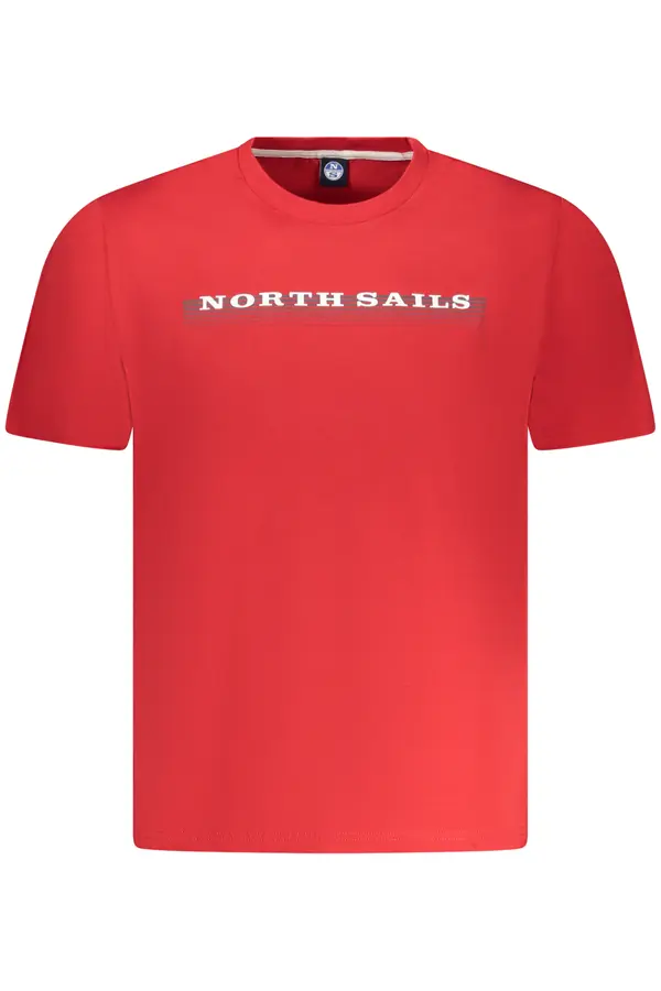 North Sails Мъжка червена тениска NORTH SAILS