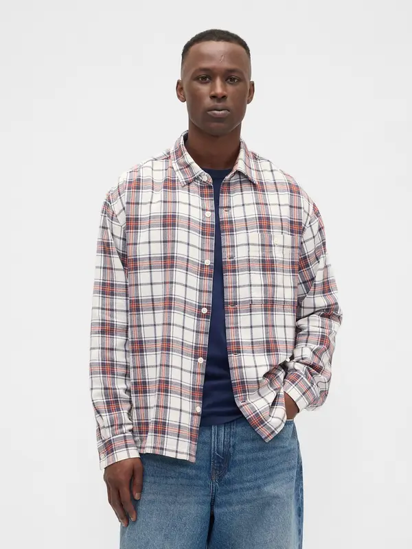 GAP Мъжка фланелена риза GAP