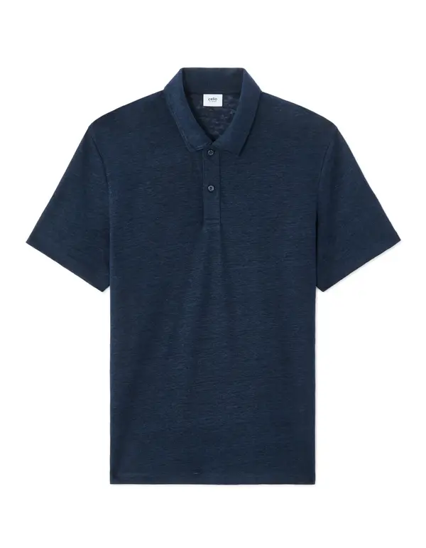 Celio Мъжка ленена поло риза Celio Nelimon