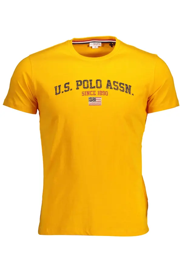 US Polo Assn Мъжка оранжева поло тениска US