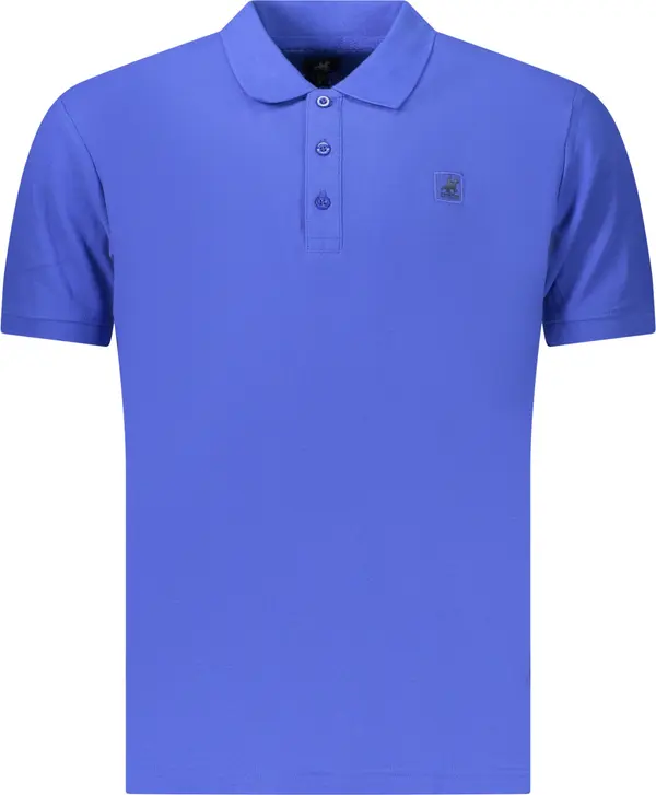 U.S. GRAND Мъжка поло риза с къс ръкав, синя