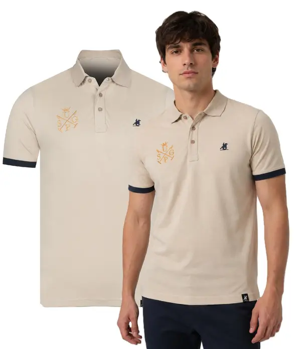 U.S. GRAND POLO EQUIPMENT & APPAREL Мъжка поло риза - US Grand Polo