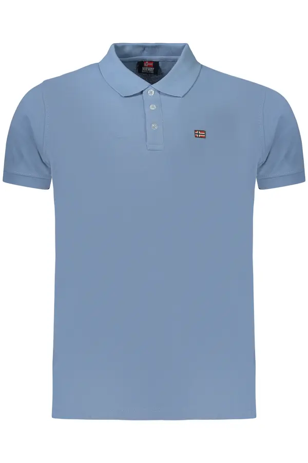 NORWAY 1963 Мъжка поло риза в циан цвят