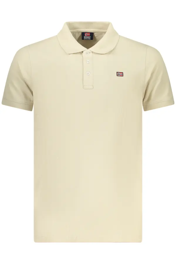 NORWAY 1963 Мъжка поло тениска бежова