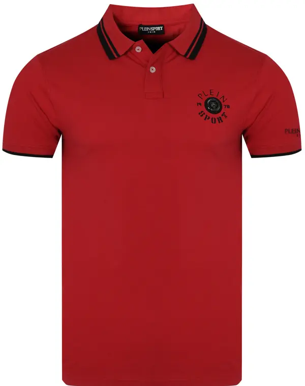 Plein Sport Мъжка поло тениска червена