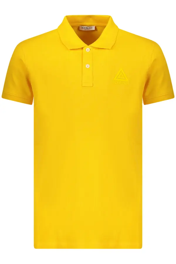 ICEBERG Мъжка поло тениска с къс ръкав ICEBERG, жълта