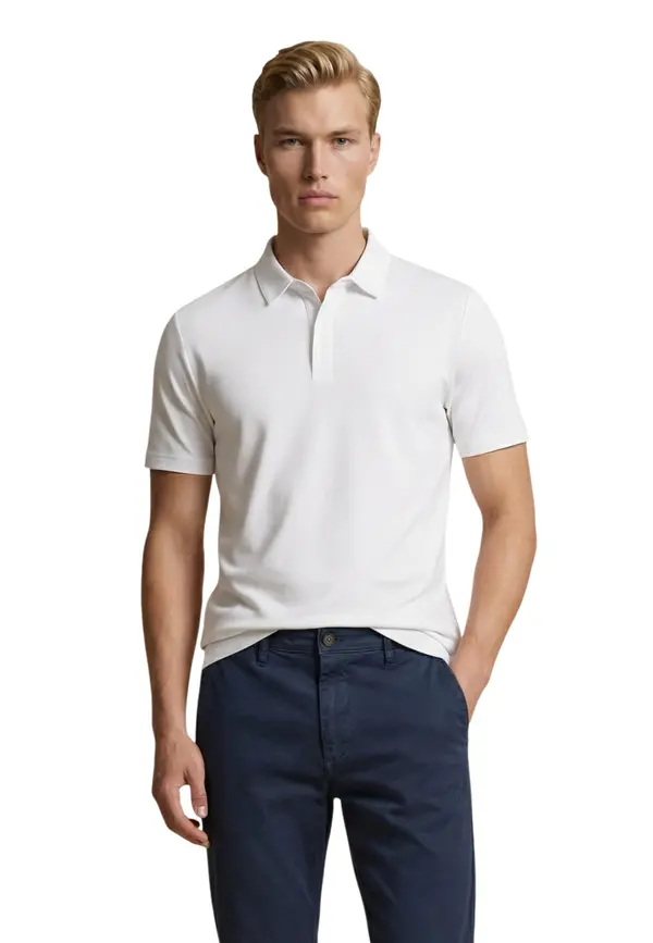 Yos Мъжка поло тениска с къс ръкав