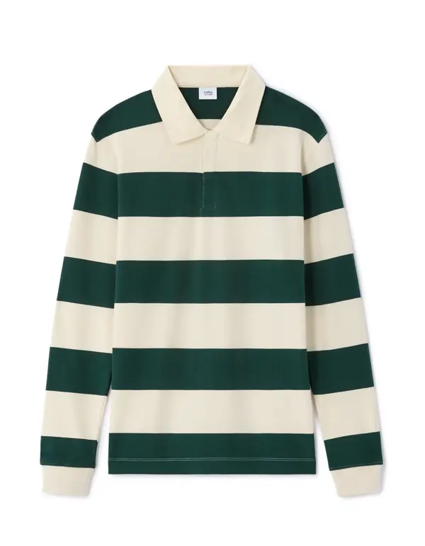 Celio Мъжка раирана поло тениска Celio