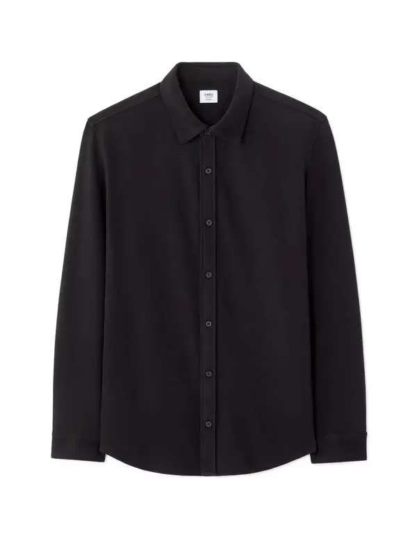 Celio Мъжка риза Celio Nasco - черна