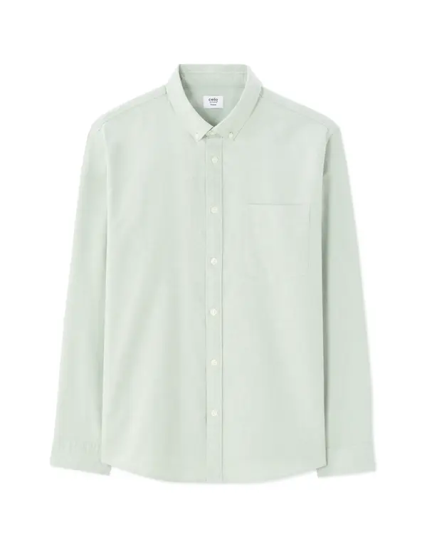 Celio Мъжка риза Celio Oxford Regular Daxford