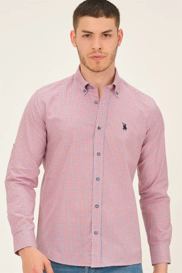 dewberry Мъжка риза dewberry Checkered