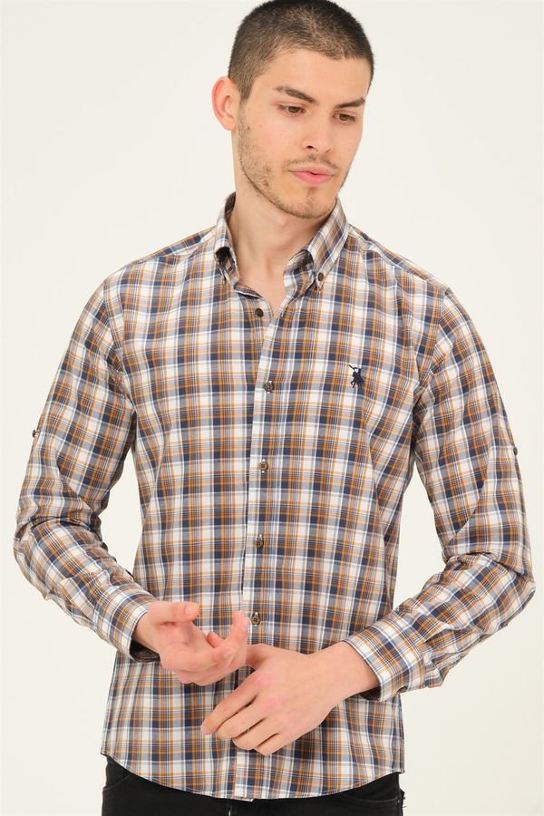 dewberry Мъжка риза dewberry Plaid