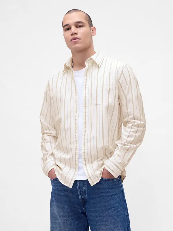 GAP Мъжка риза GAP Oxford