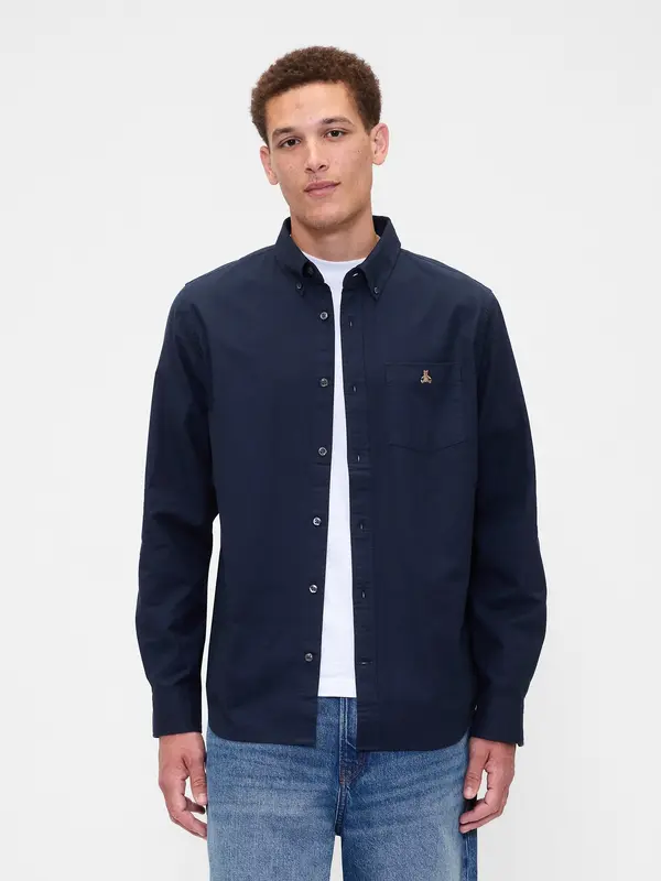 GAP Мъжка риза GAP Oxford Brannan