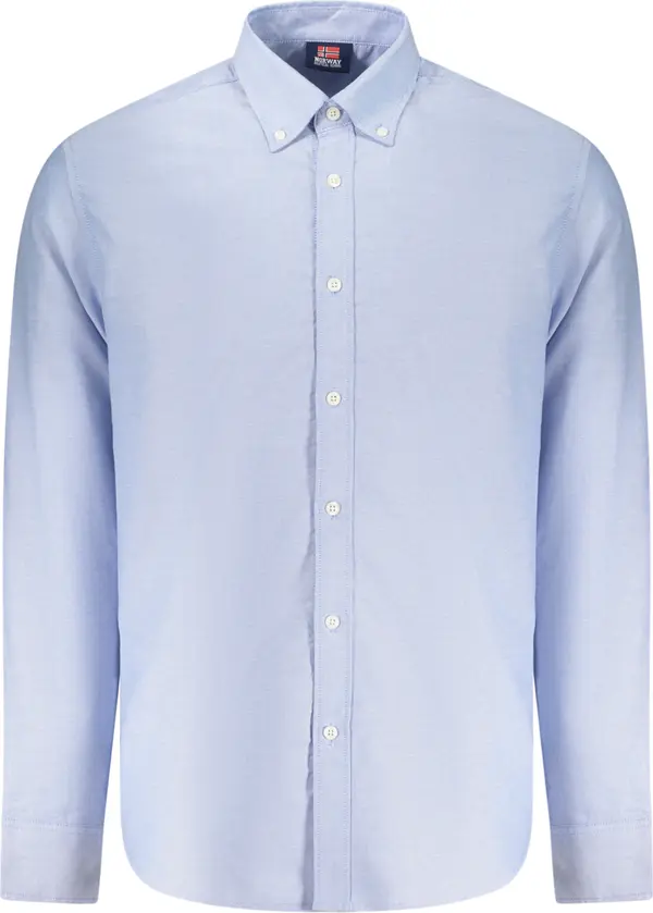 NORWAY 1963 Мъжка риза с дълъг ръкав, синя