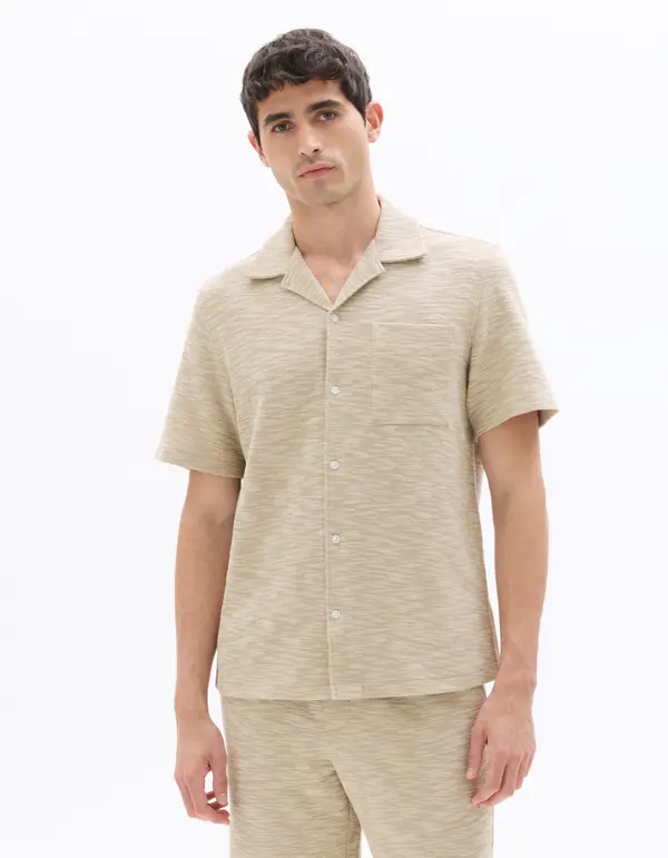 Celio Мъжка риза с къс ръкав Celio Naprio