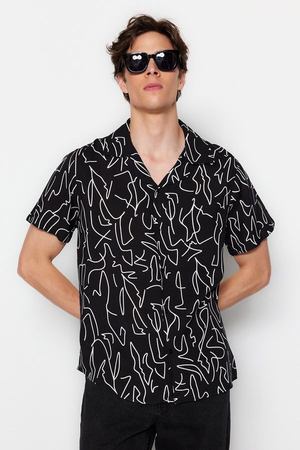 Trendyol Мъжка риза Trendyol Patterned
