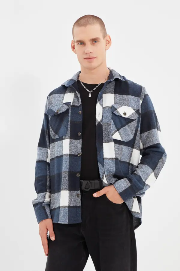 Trendyol Мъжка риза Trendyol Patterned