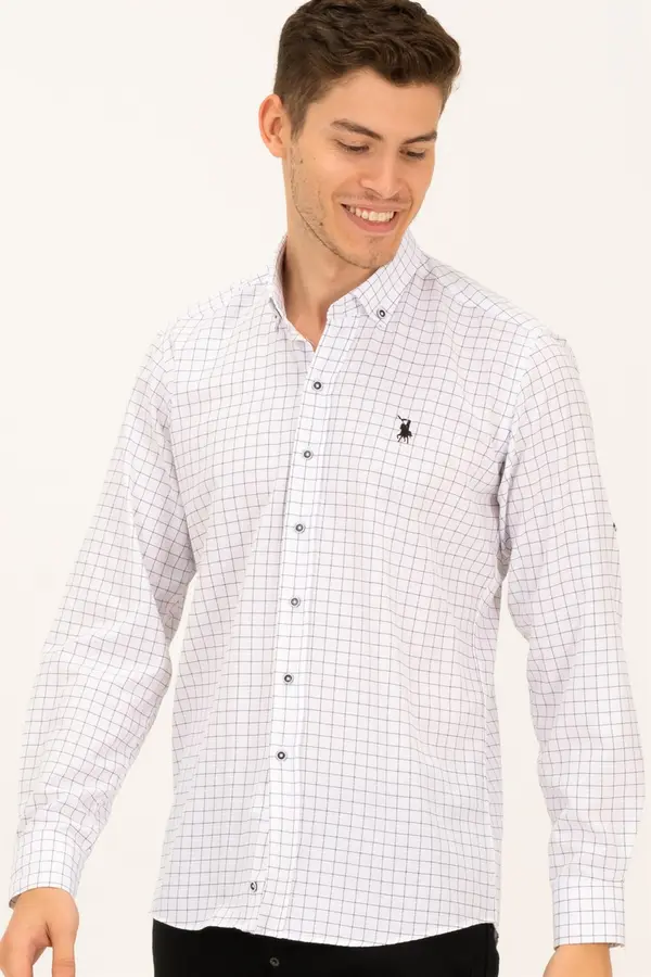 dewberry Мъжка риза. dewberry Patterned