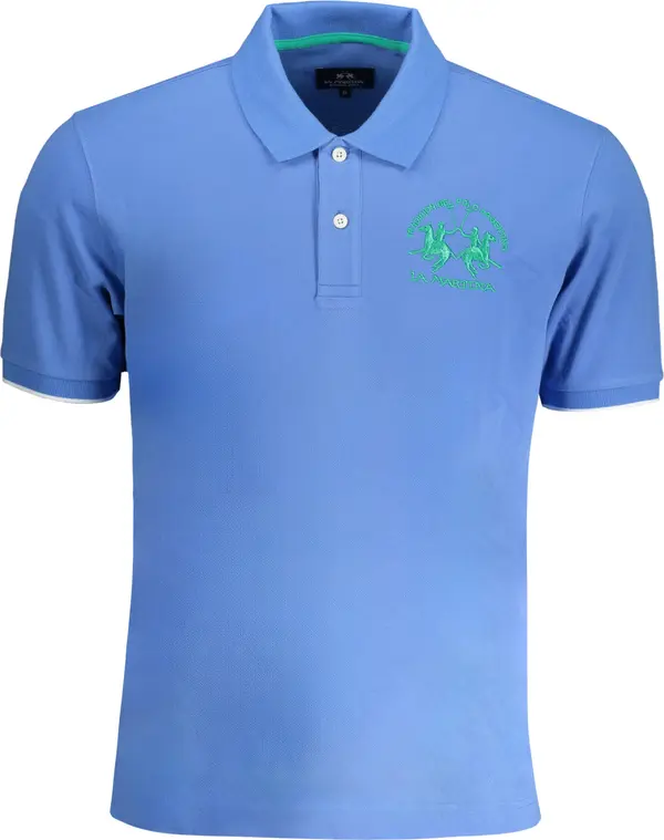 La Martina Мъжка синя поло тениска La Martina